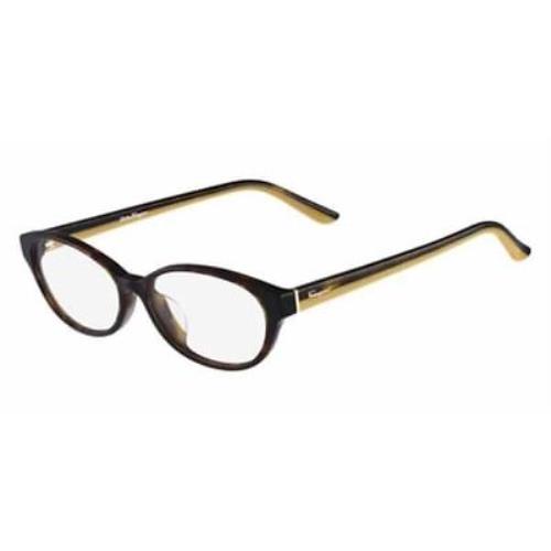 Salvatore Ferragamo SF2700A 214 Tortoise Women Eyeglasses 54mm Italy