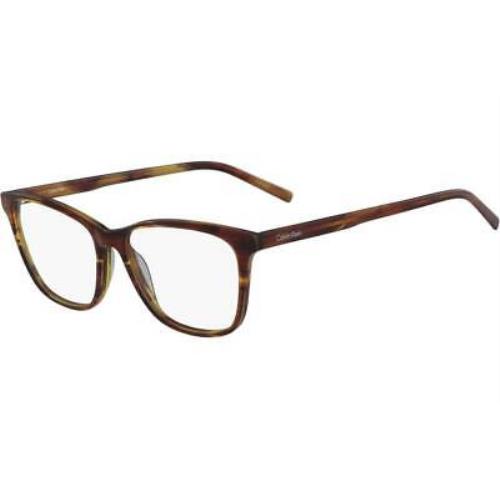 Calvin Klein CK6010 203 Striped Brown Women Eyeglasses 54mm 15 140