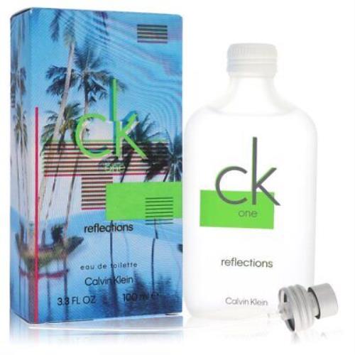 Ck One Reflections by Calvin Klein Eau De Toilette Spray Unisex 3.4 oz