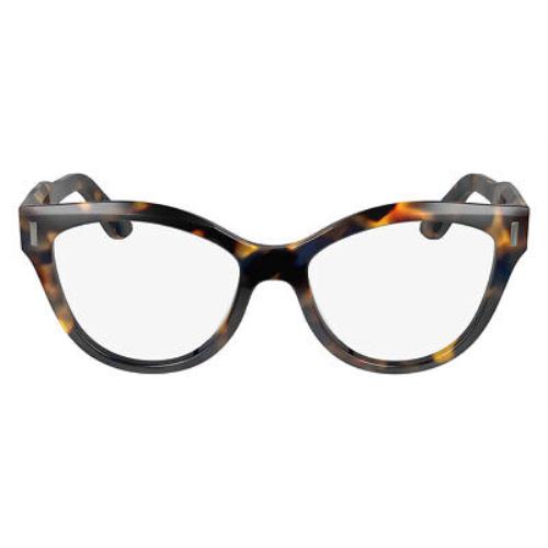 Calvin Klein Cko Eyeglasses Women Blue Havana 53mm