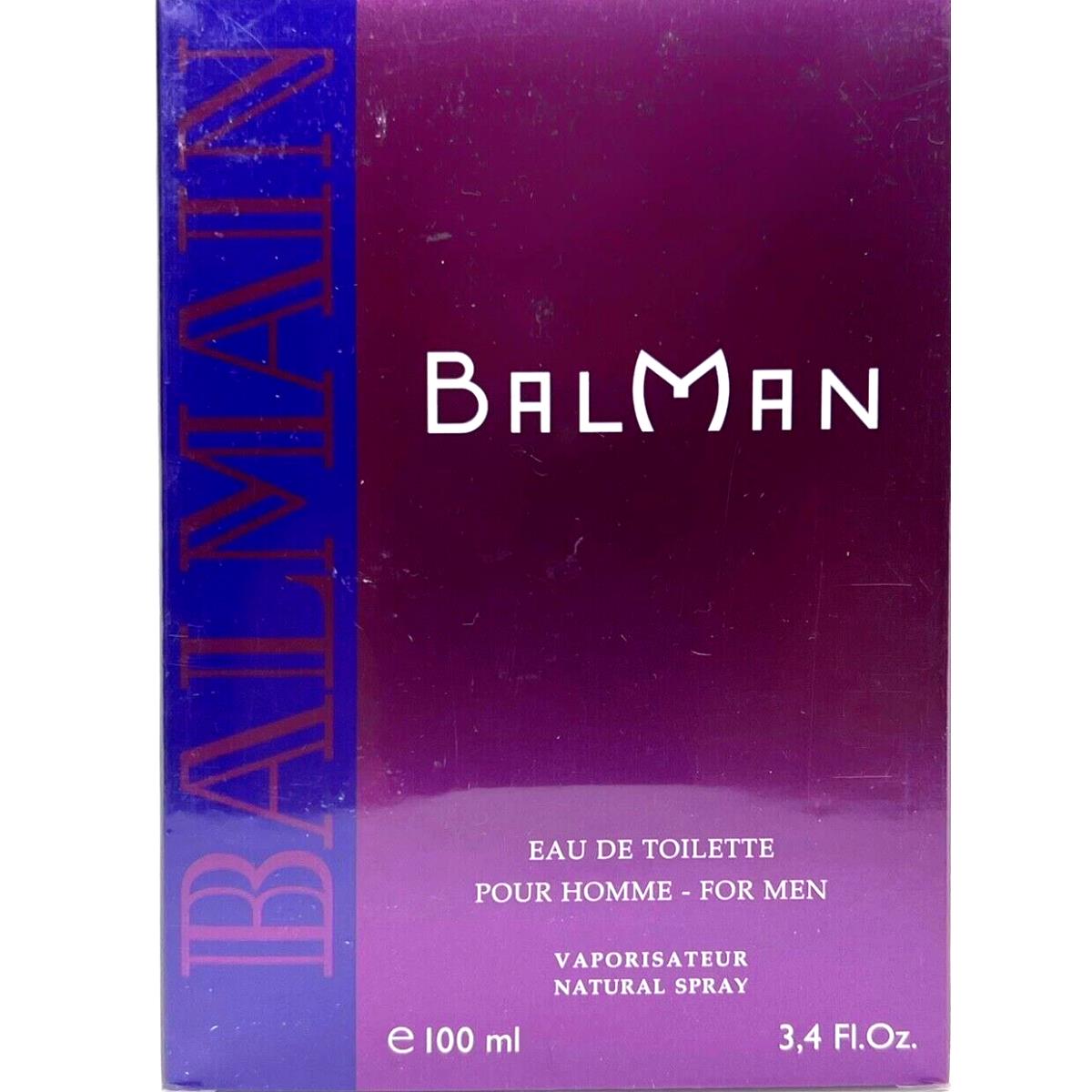 Balmain Balman Eau DE Toilette Spray For Men 3.4 Oz / 100 ml Item