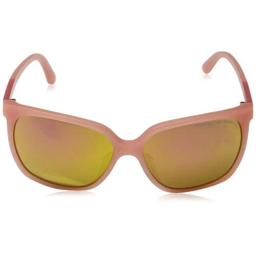 Porsche sunglasses  - Frame: Rose Pink, Lens: Orange 0