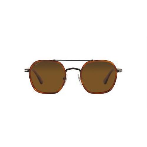 Persol Men`s PO2480S Light Havana with Brown Polarized Lens Designer Sunglasses
