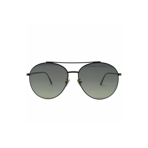 Tom Ford FT0757-01C-59 Sunglasses Size 59mm 140mm 16 Black Shiny Sunglasses NE