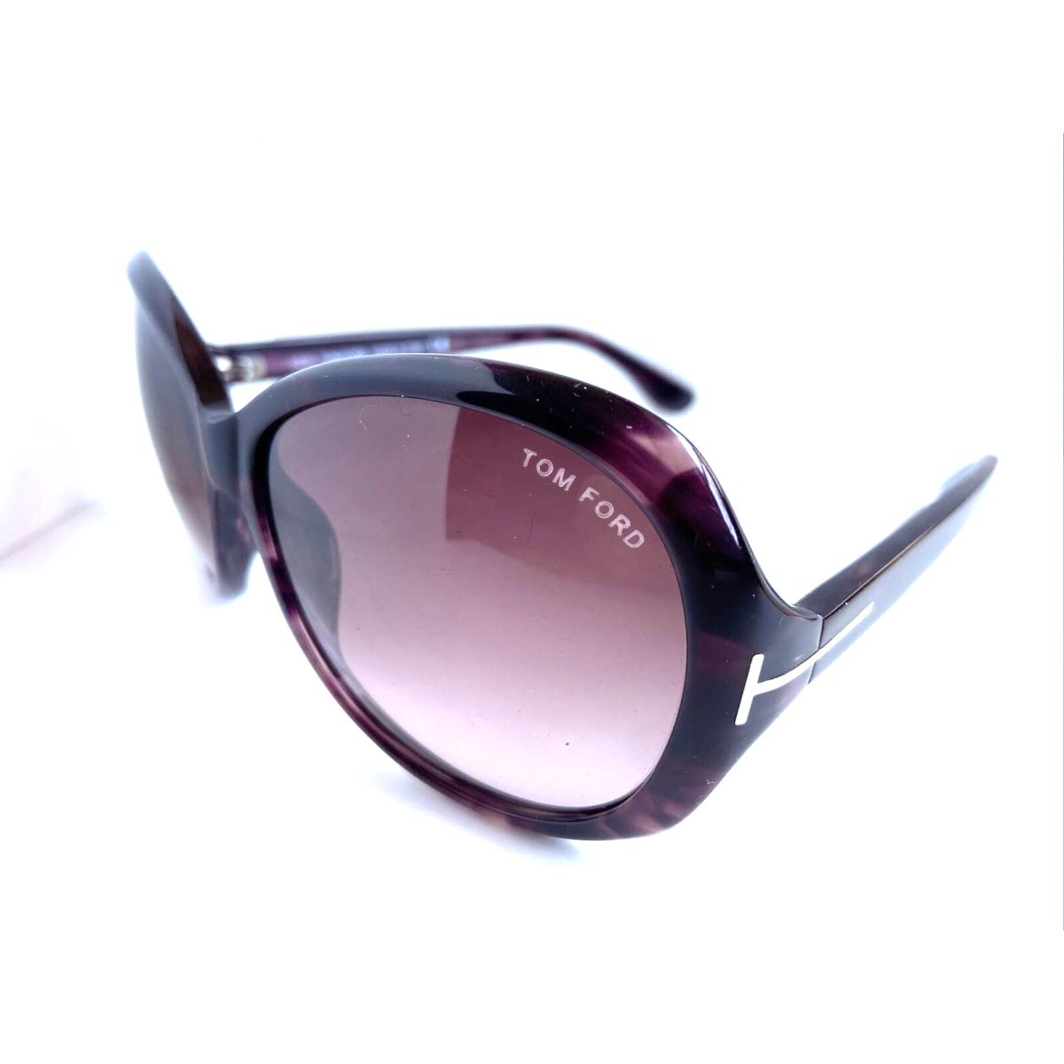 Tom Ford Cecile TF 171 83Z 58mm Violet Gradient Women`s Sunglasses - Black, Frame: Purple, Lens: Pink
