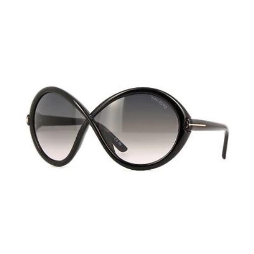 Tom Ford FT1070-01B-68 Black Sunglasses