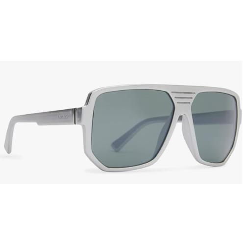 Von Zipper Roller Sunglasses-SJA0 Silver Chrome-vintage Grey Lens