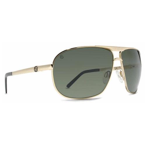 Von Zipper Skitch Sunglasses-ggn-gold-vintage Grey Lens