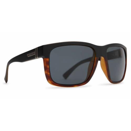 Von Zipper Maxis Sunglasses-KVD0 Satin Black Tortoise-wildlife Polarized