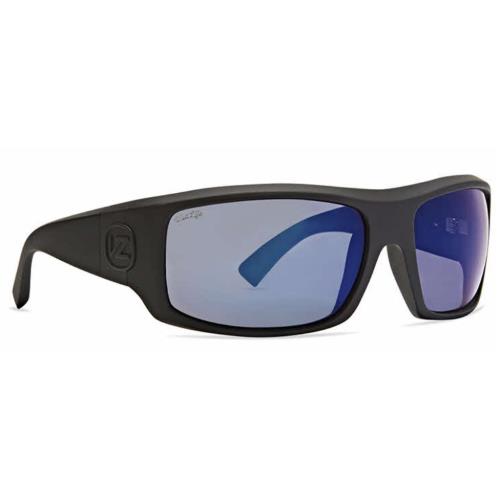Von Zipper Clutch Sunglasses-plc Black Satin-wildlife Blue Polarized Lens