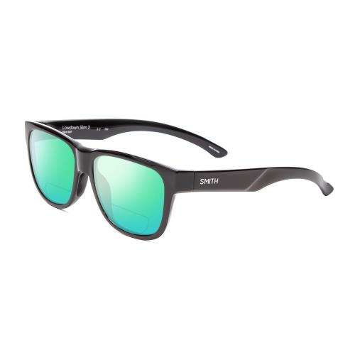 Smith Lowdown Slim 2 Classic Polarized Bi-focal Sunglasses Black 53mm 41 Options Green Mirror