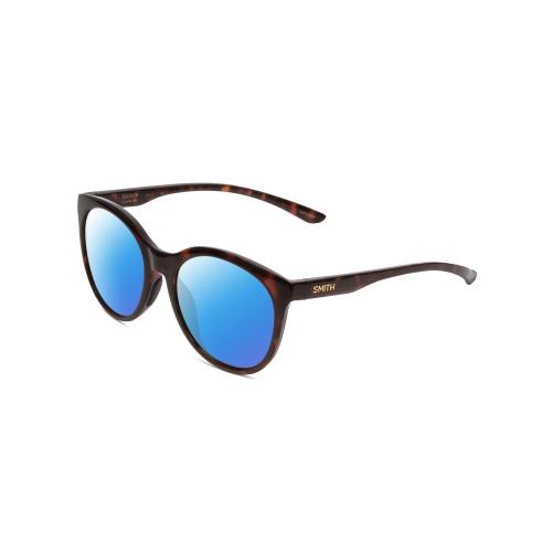 Smith Bayside Unisex Cateye Polarized Sunglasses in Tortoise Gold 54mm 4 Options Blue Mirror Polar