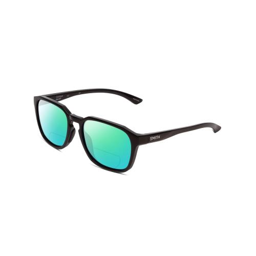 Smith Contour Unisex Square Polarized Bi-focal Sunglasses Black 56 mm 41 Options Green Mirror