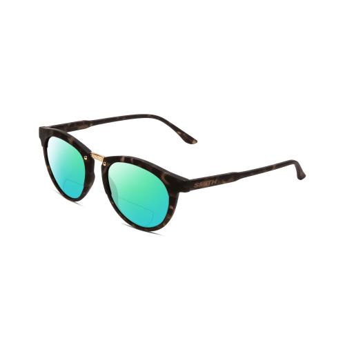 Smith Questa Women Polarized Bi-focal Sunglasses Tortoise Brown 50 mm 41 Options Green Mirror