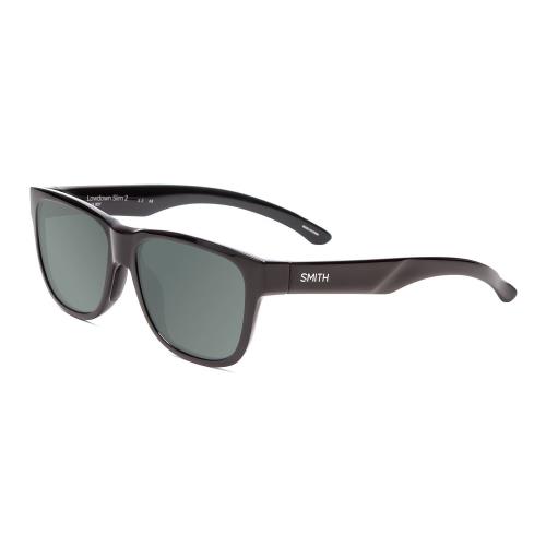 Smith Lowdown Slim 2 Unisex Polarized Sunglasses 4 Lens Options Gloss Black 53mm Smoke Grey Polar