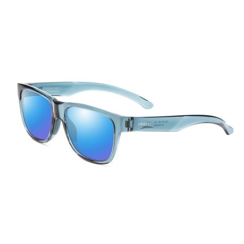 Smith Lowdown Slim 2 Polarized Sunglasses 4 Option Crystal Stone Green Blue 53mm Blue Mirror Polar