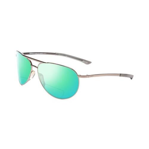 Smith Serpico Slim 2 Polarized Bi-focal Sunglasses in Gunmetal Silver Black 60mm