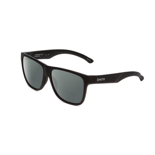 Smith Lowdown Xl 2 60mm Classic Polarized Bi-focal Sunglasses in Black 41 Option Grey