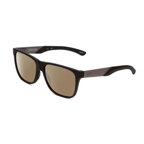 Smith Lowdown Steel Unisex Polarized Sunglasses in Black Ruthenium 56mm 4 Option Amber Brown Polar