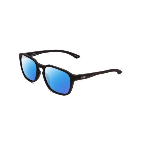 Smith Contour Square Unisex Polarized Bi-focal Sunglasses Black 56 mm 41 Options Blue Mirror