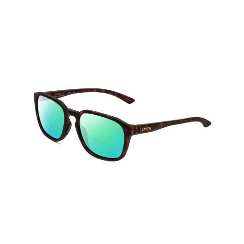 Smith Contour Square Polarized Bi-focal Sunglasses Tortoise Gold 56mm 41 Options Green Mirror