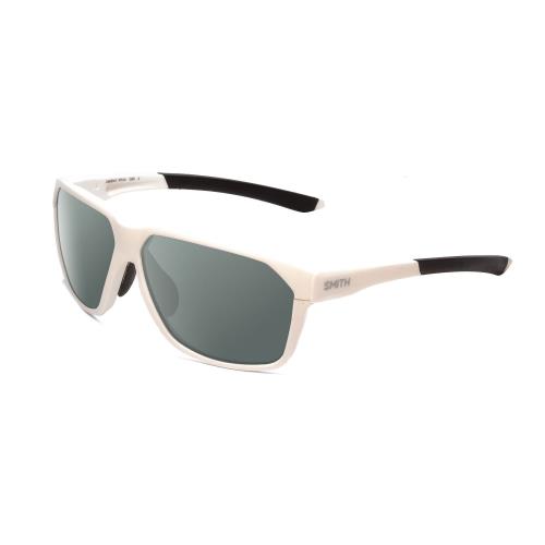 Smith Leadout Pivlock Unisex Square Polarized Sunglasses in White 63mm 4 Options Smoke Grey Polar