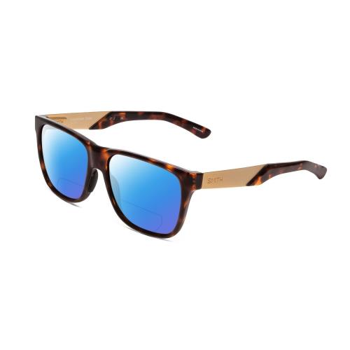 Smith Lowdown Steel Polarized Bi-focal Sunglasses Tortoise Gold 56 mm 41 Options Blue Mirror