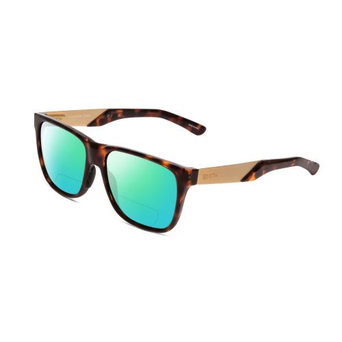 Smith Lowdown Steel Polarized Bi-focal Sunglasses Tortoise Gold 56 mm 41 Options Green Mirror