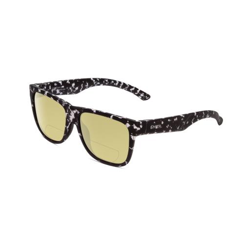 Smith Lowdown 2 Polarized Bi-focal Sunglasses in Black Tortoise 55 mm 41 Options Yellow