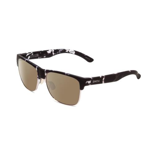 Smith Lowdown Split Unisex Polarized Sunglasses in Black Tortoise 56mm 4 Options Amber Brown Polar