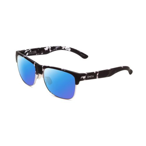 Smith Lowdown Split Unisex Polarized Sunglasses in Black Tortoise 56mm 4 Options Blue Mirror Polar