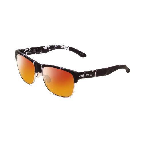 Smith Lowdown Split Unisex Polarized Sunglasses in Black Tortoise 56mm 4 Options Red Mirror Polar