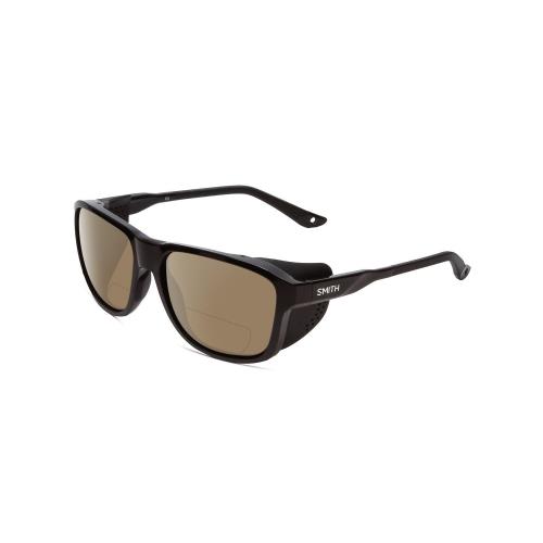 Smith Embark Polarized Bi-focal Sunglasses in Gloss Matte Black 58 mm 41 Options Brown