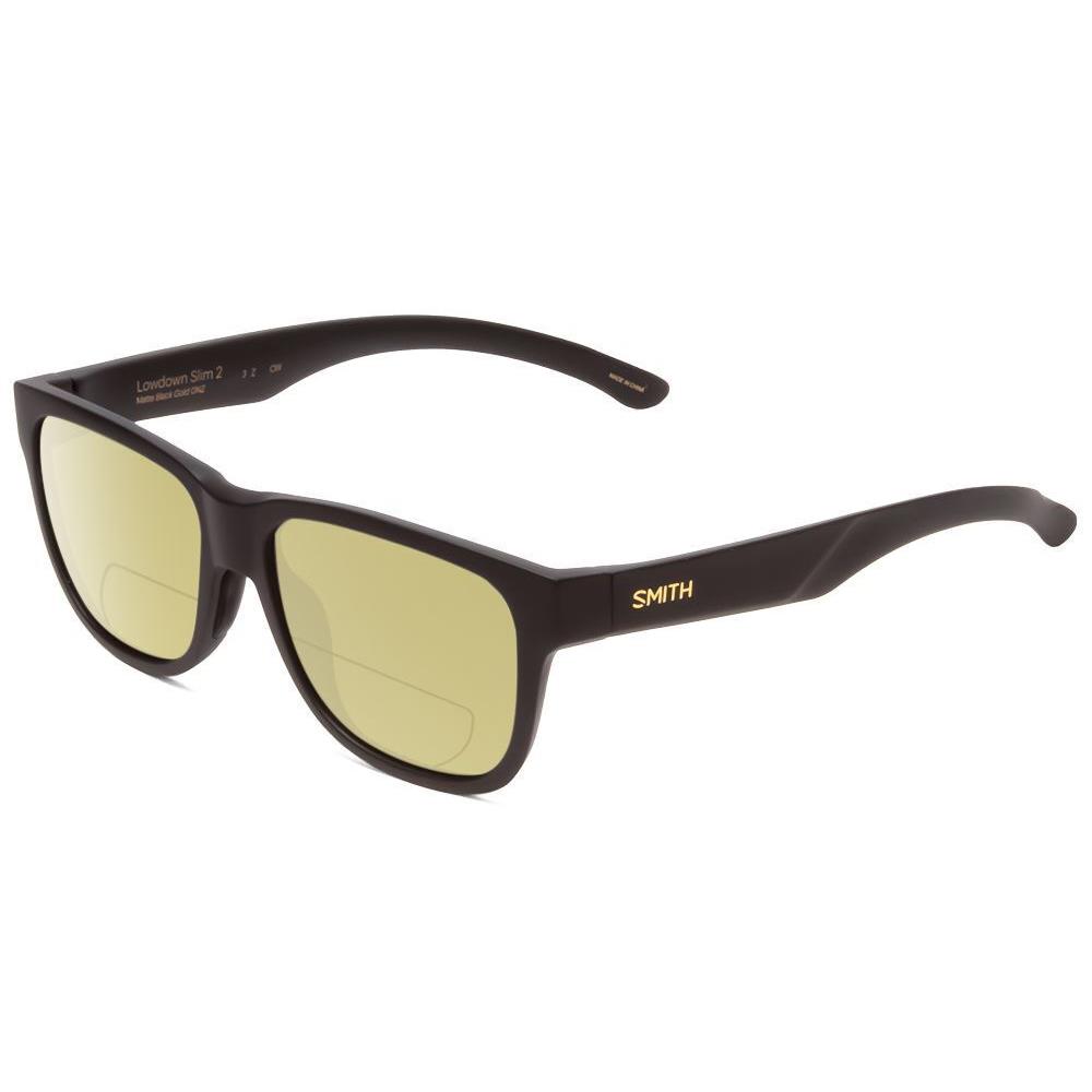 Smith Lowdown Slim 2 Polarized Bi-focal Sunglasses in Black Gold 53mm 41 Options Yellow