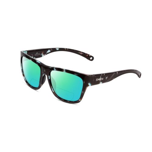 Smith Joya Women Polarized Bi-focal Sunglasses in Brown Tortoise 56mm 41 Options Green Mirror