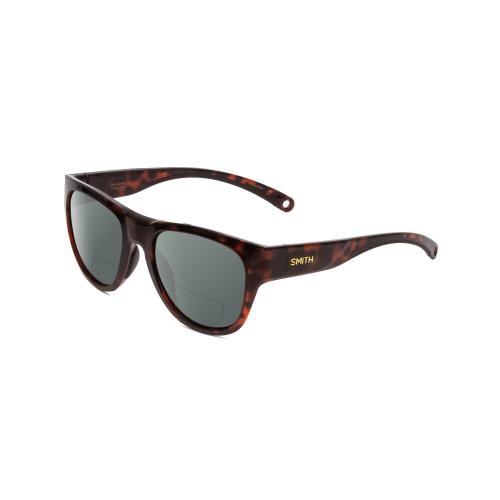 Smith Rockaway Women Cateye Polarized Bi-focal Sunglasses in Tortoise Brown 52mm Grey