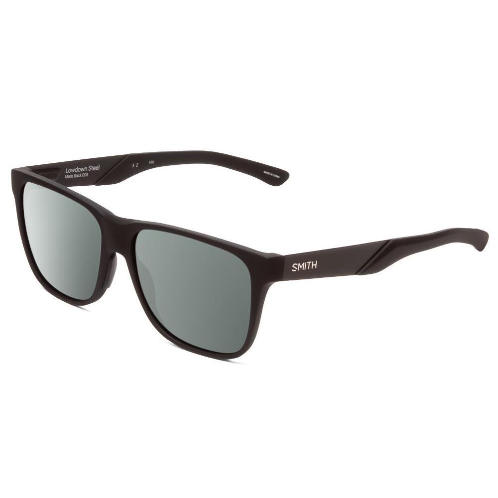 Smith Lowdown Steel Classic Polarized Sunglasses in Matte Black 56 mm 4 Options Smoke Grey Polar