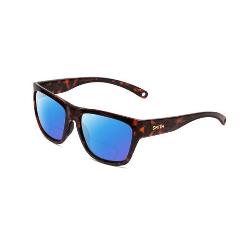 Smith Joya Lady Polarized Bi-focal Sunglasses in Tortoise Brown 56 mm 41 Options Blue Mirror