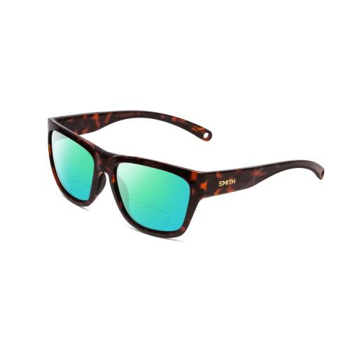 Smith Joya Lady Polarized Bi-focal Sunglasses in Tortoise Brown 56 mm 41 Options Green Mirror