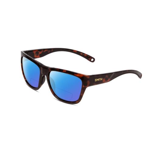 Smith Joya Ladies Polarized Bi-focal Sunglasses in Tortoise Gold 56mm 41 Options Blue Mirror