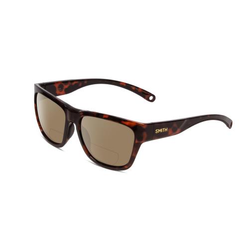 Smith Joya Ladies Polarized Bi-focal Sunglasses in Tortoise Gold 56mm 41 Options Brown