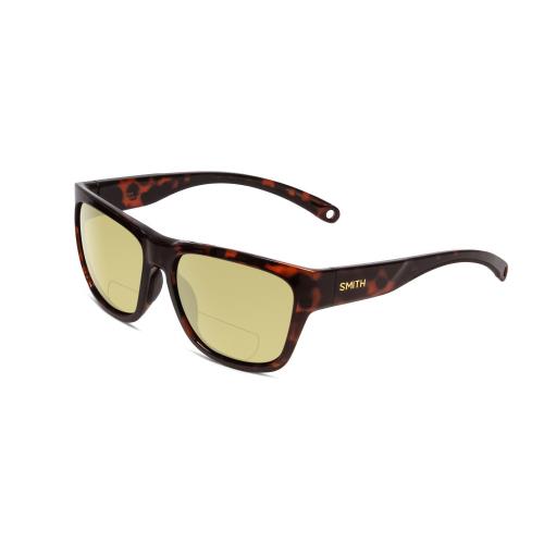 Smith Joya Ladies Polarized Bi-focal Sunglasses in Tortoise Gold 56mm 41 Options Yellow