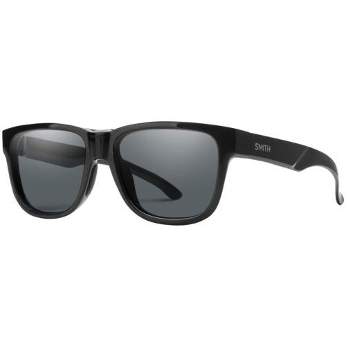 Smith Optics Lowdown 2 Men`s Black Square Sunglasses - 20104480751IR - Frame: Black, Lens: Gray