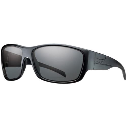 Smith Optics Frontman Tactical Elite Square Wrap Sunglasses - FNTPPGY22BK