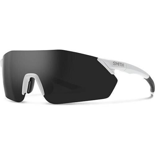 Smith Reverb 716736337661 Pivlock Sport Performance Sunglasses Matte White - Frame: Black, Lens: Black