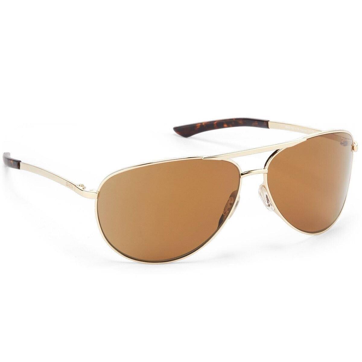 Smith Serpico 2 Sunglasses Gold Frame Chromapop Polarized Brown Lens 2022