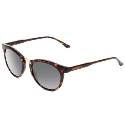 Smith Questa Ladies Round Sunglasses Vintage Tortoise Brown/polarized Gray 50 mm