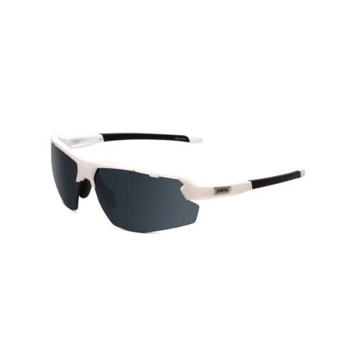 Smith Resolve Unisex Wrap Semi-rimless Sunglasses White/cp Black Clear Lens 70mm