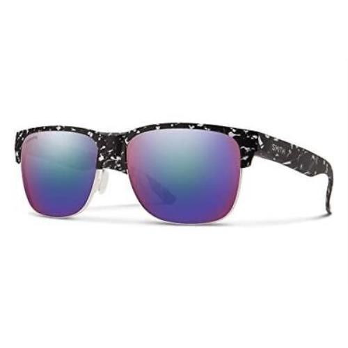 Smith Lowdown Split.5-Rimless Sunglasses Black Marble/cp Polarized Violet Mirror