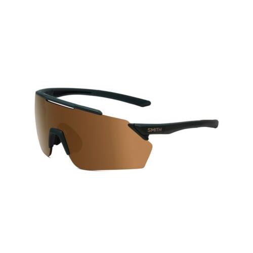 Smith Ruckus Pivlock Wrap.5-Rimless Sunglasses Spruce Green/cp Bronze Rose 135mm